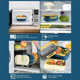 thumbnail image 3 of 2X Bento Box Fiambrera para adultos, 1200ML Fiambrera de doble capa con cuchara y tenedor Contenedores de alimentos de alta capacidad, a prueba de fugas, 3 of 8