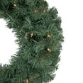 thumbnail image 4 of Northlight Pre-lit Colorado Blue Spruce Artificial Christmas Wreath - 24" - Clear Lights, 4 of 4
