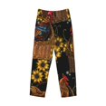 thumbnail image 6 of Daiia Embroidery Chicken Rooster Men's Sleep Pant with Pockets and Drawstring,Pajama Pants-X-Large, 6 of 9