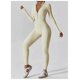 thumbnail image 4 of Hot sales Women Yoga Jumpsuits Workout Long Sleeve Zip Front Sport Jumpsuits, 4 of 5