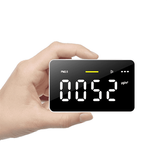 Air Quality Monitor, Indoor Air Quality Meter Detects PM2.5 and VOCs, Portable Detector, for Home Office School Hotel