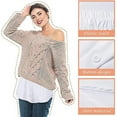 thumbnail image 4 of Women's Shirt Extensions 2 Pack - Mini Skirt, Blouse Skirt, Petticoat Extender, 4 of 5