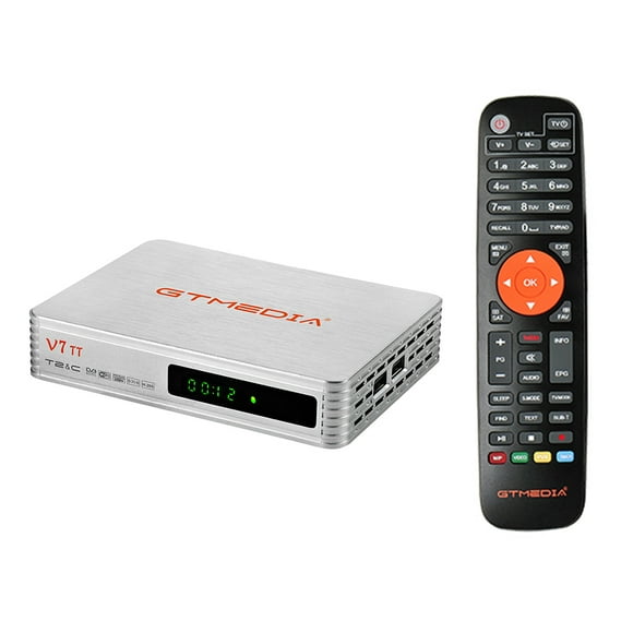 GTMEDIA GTMEDIA V7 TT Digital TV Box with H.265 Support, Dual Core CPU, USB Wifi, and Ethernet Connectivity for DVB-T/T2/C/J.83B