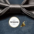 thumbnail image 2 of Koyal Wholesale Photographer Enamel Lapel Pin, Wedding Party Button Pins for Wedding, Thank You Gift, 1-Piece, 2 of 5