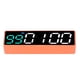 thumbnail image 4 of Fitness Timer Clock LED Grande Digital Anti Vertigo Display Workout Interval Timer para Home Garage School, 12 Funciones, Claramente Visible(Blanco), 4 of 14