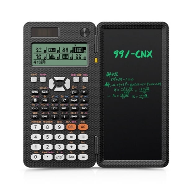 Bloc de notas de calculadora Scientific con tableta de escritura LCD de 6,5 pulgadas y bolígrafo para estudiantes, 991MS, 991CNX, 991ES Fivean unisex