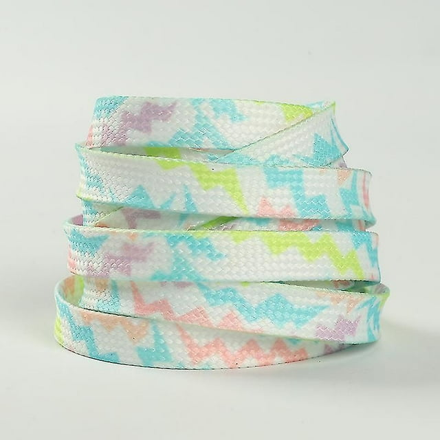 5pcs Tie-dye Colorful Flat Laces
