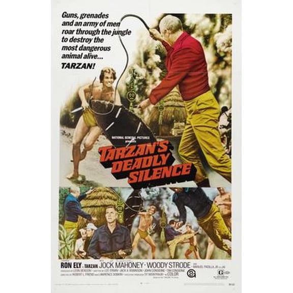 Tarzans Deadly Silence Movie Poster 11inx17in Mini Poster Entertainment decor 11x17 poster