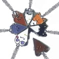 thumbnail image 3 of Conjunto de 7 collares para mejores amigas con colgante de pizza de dibujos animados y gargantilla magnética., 3 of 4