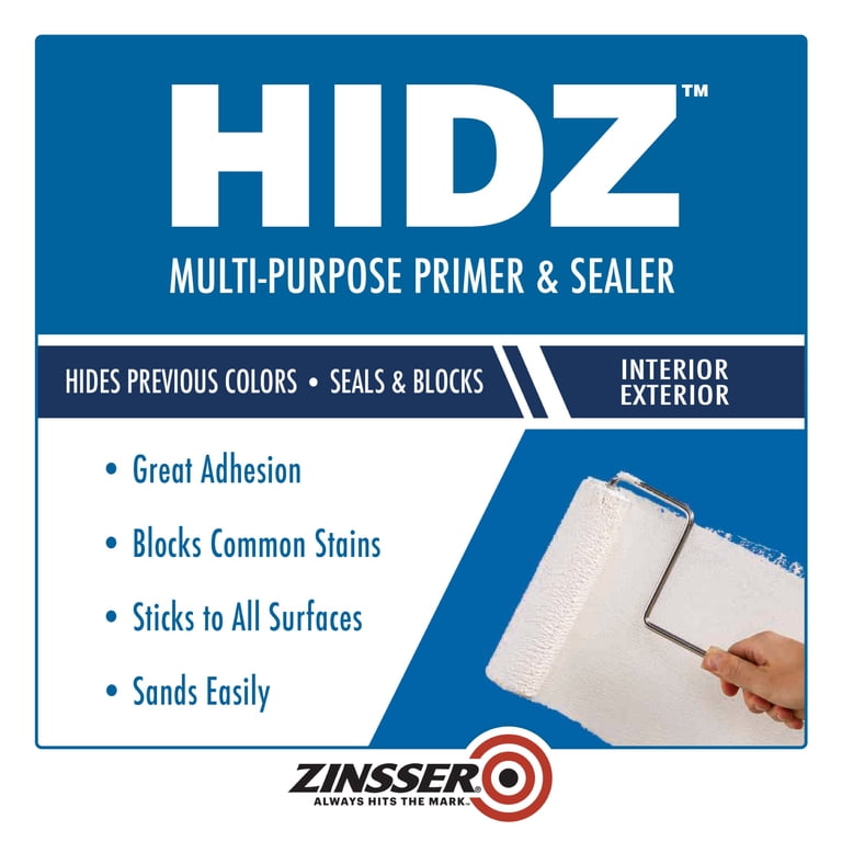 Zinsser HIDZ Multi-Purpose Primer & Sealer, 1 Qt photo 2