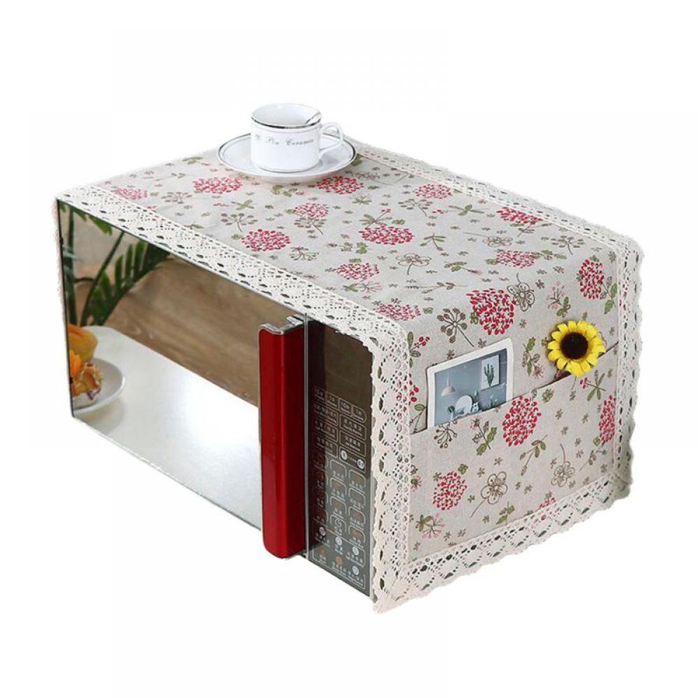 Modern Simple Microwave Oven Cover Dustproof Cotton Machine Protector