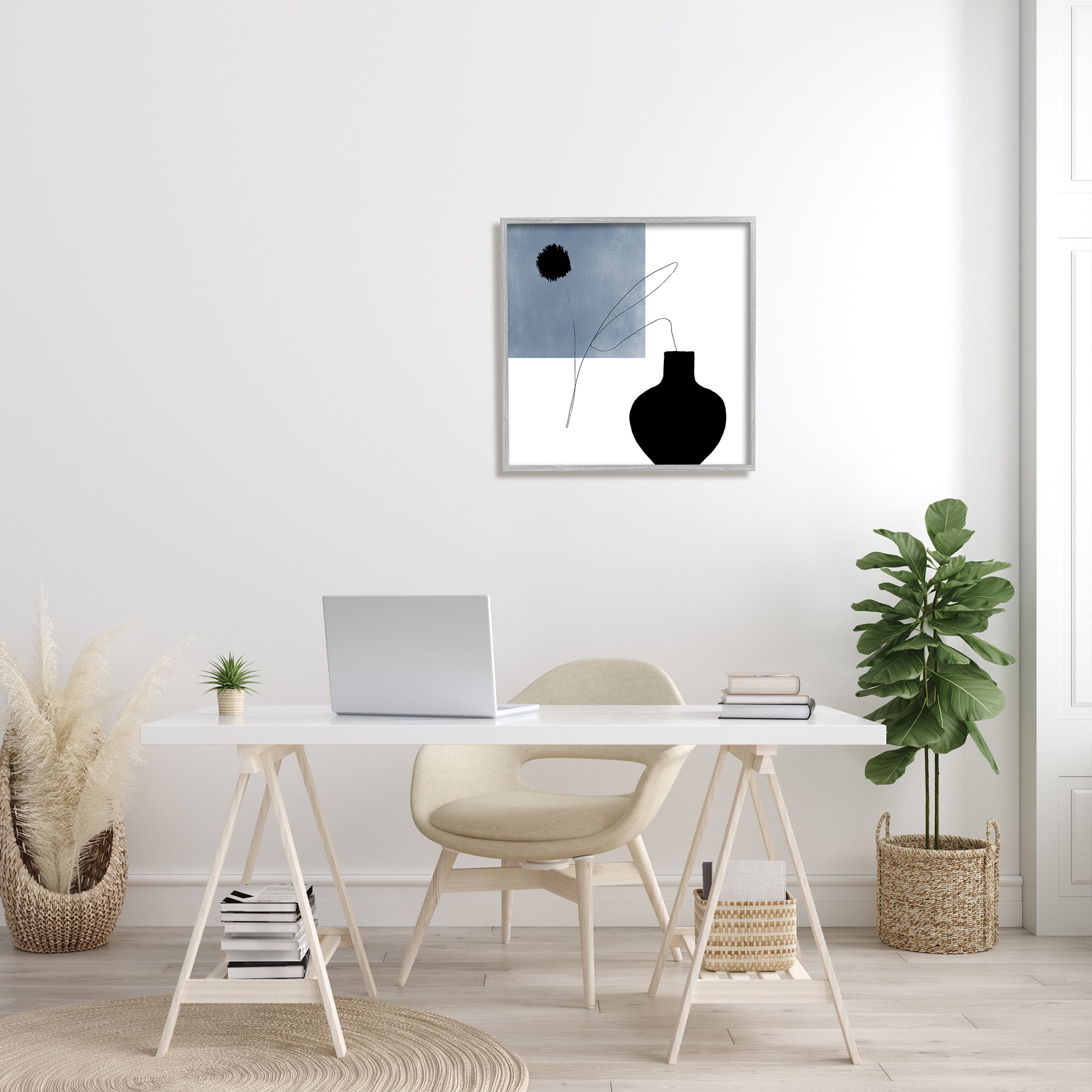 Stupell Industries Breath of Fresh Air Modern Shape Abstraction, 24 x 24, Design by Atelier Posters