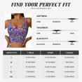 thumbnail image 5 of Daiia Watercolor Butterflies Printed Women's Sports Bra, Breathable Activewear Bra with U-Back Design and Removable Pads, Comfortable and Supportive for Yoga, Workout-Small, 5 of 8