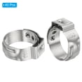 thumbnail image 3 of Unique Bargains 40 Pack 1/2' PEX Cinch Clamp Rings, 304 Stainless Steel 12.8-15.3mm Single Ear Crimp Rings, 3 of 6