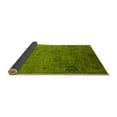 thumbnail image 2 of Ahgly Company Indoor Square Oriental Yellow Industrial Area Rugs, 6' Square, 2 of 4