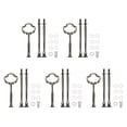 thumbnail image 1 of Uxcell 5 Set Soporte para Pasteles con Mango Placa Accesorios, 3 Niveles Bronce Girasol, 1 of 1