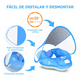 thumbnail image 2 of Flotadores Salvavidas 12meses - 6años Bebé Niño Azul  Oscuro, 2 of 5