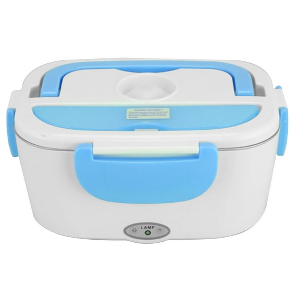 Zootealy Electric Heating Lunch Box for Car and Home Stainless Steel Two-in-One Lunch Bento Box