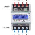 thumbnail image 4 of DDS024 5-100A 380V 50Hz Single Phase AC Ammeter with LCD Display, Transparent Case, 4 of 5