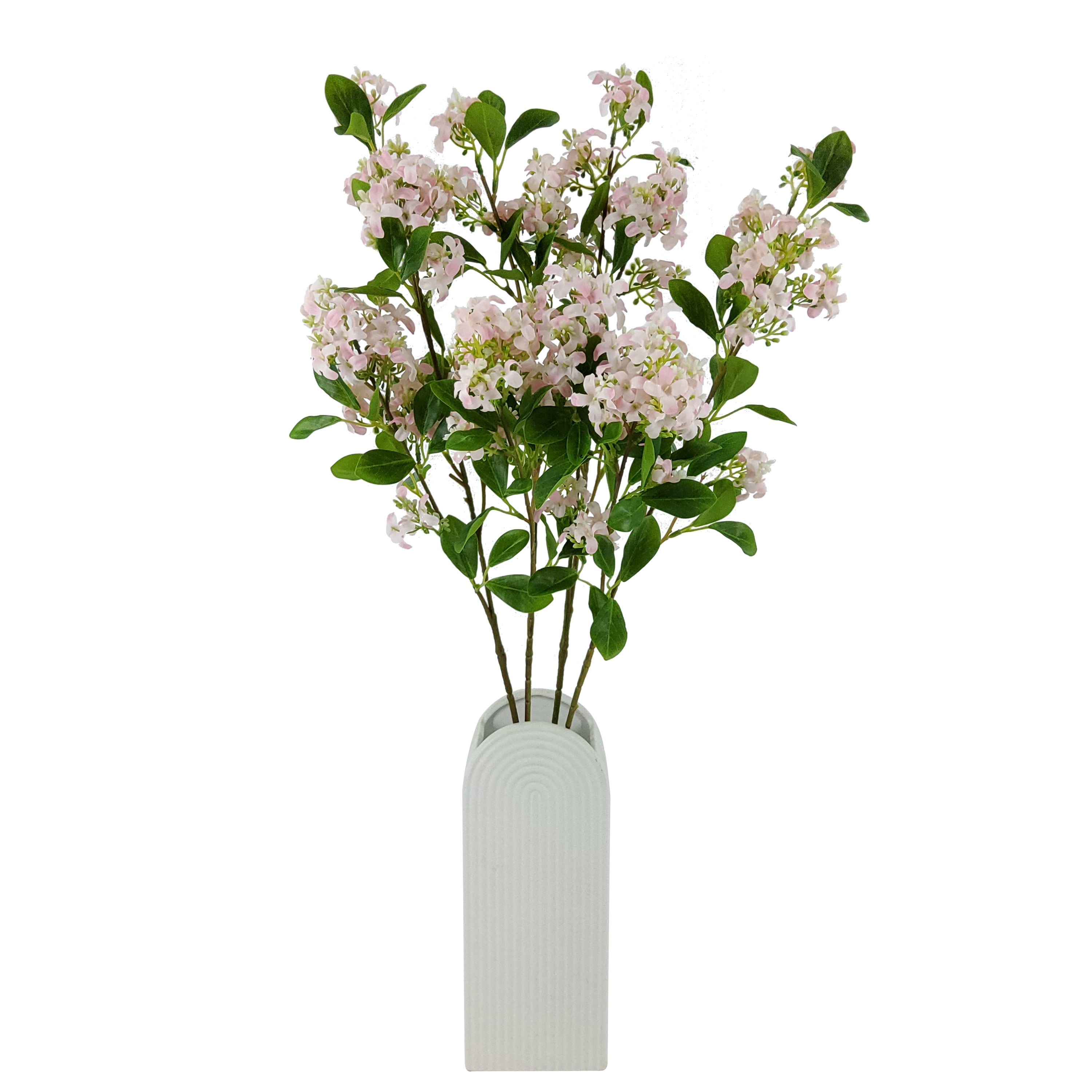 Mainstays 29'' Artificial Indoor Mini Blossom Stem, Pink Color.