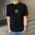 thumbnail image 3 of Camisetas con estampado de alfabeto para hombre, camisetas de gran tamaño para hombre, camisetas gráficas blancas, ropa barata y de alta calidad, nuevas en moda, 3 of 5