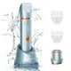 thumbnail image 1 of Maquinilla de afeitar eléctrica 2 en 1 Bikini Trimmer KAPHIO, recargable, azul, 1 of 7