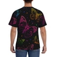 thumbnail image 2 of Rocae Butterfly for Men's Moisture-Wicking Crew Tee - T-Shirt for Sports, Outdoor Activities, and Casual Wear3X-Large, 2 of 9