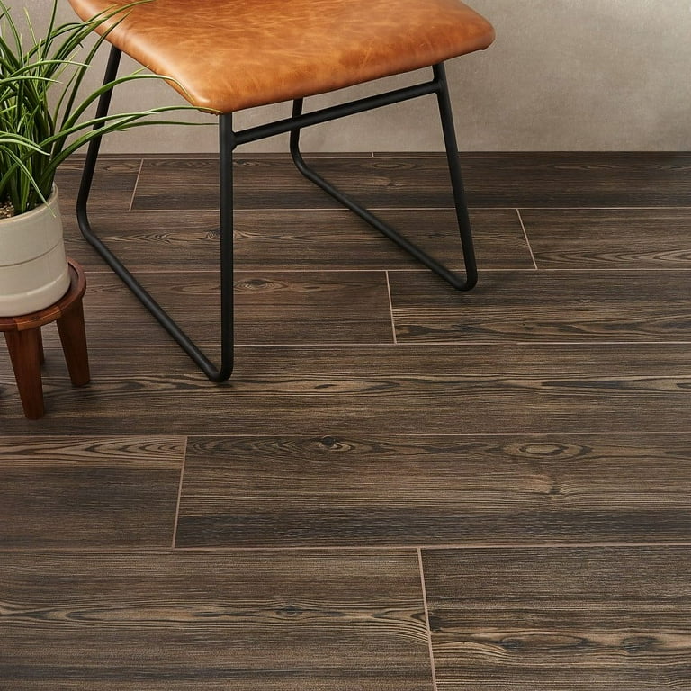 Evergreen Coffee 8 in. x 48 in. Matte Porcelain Floor and Wall Tile (6 Pieces, 15.49 Sq. Ft./ Case) Evergreen Coffee 8 in. x 48 in. Matte Porcelain Floor and Wall Tile (6 Pieces, 15.49 Sq. Ft./ Case)