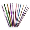 thumbnail image 1 of Crochet Hooks Set - Aluminum Handle Knitting Needles, 1 of 4