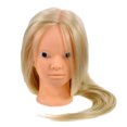 thumbnail image 1 of Mannequin avec Perruque et Support pour Cheveux, Tête d'Entraînement pour Manicin, 1 of 9
