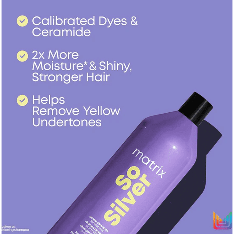 Matrix Total Results So Silver Color Treated Shampoo for Unisex