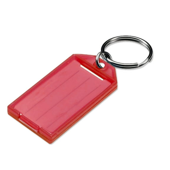 LUCKY LN ID Tag w/ SKR - Red 100/BX