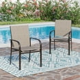 thumbnail image 5 of Sophia & William 4-Piece Textilene Outdoor Dining Chair Set for Patio,Brown, 5 of 10