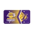 thumbnail image 1 of Los Angeles Lakers 2020 NBA Champions Metal License Plate, 1 of 1