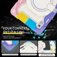 thumbnail image 2 of FJLBDE Case for Lenovo Tab M8 3rd Gen 2021/M8 HD 2nd Gen 2019 with 360 Kickstand, Shoulder Strap Carrying Protective Cover, Multicolor Pink, 2 of 6