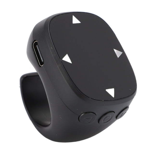Remote Scrolling Ring, Air Finger Ring Mouse with Touchpad, Remote Control for E Reader App, Camera, Video Recording, Universal for Phone Tablet