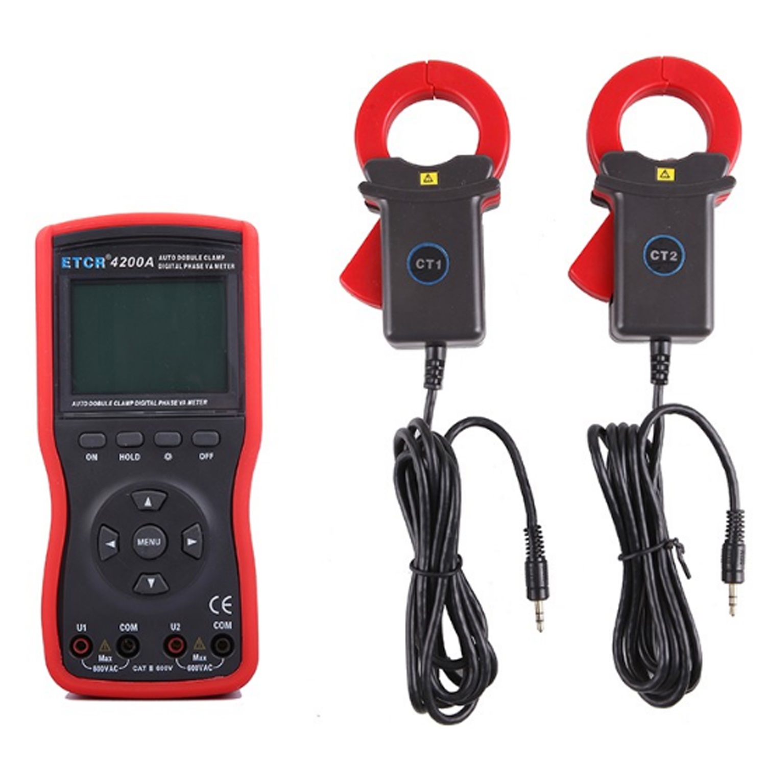 Intelligent Double Clamp Digital Phase Volt-Ampere Meter ETCR4200A