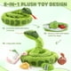 thumbnail image 5 of Animal de peluche MaoGolan, serpiente verde gigante, 3 m, con bebés y huevos, 5 of 6