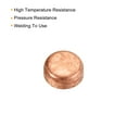 thumbnail image 4 of Uxcell 9.52mm(3/8") ID Copper End Cap Pipe Fitting Sweat Plug Connection for Water Pipe Plumbing, 5 Pack, 4 of 6