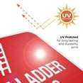 thumbnail image 7 of Roof Ladder Access with Man Climbing Picture Sign, 12x18 Reflective Aluminum EGP, 7 of 7