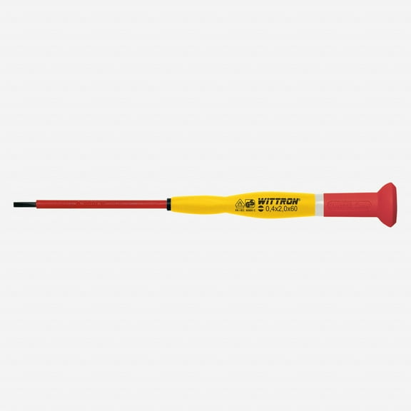Witte 89935 1.5 x 40mm Wittron Precision Insulated Slotted Screwdriver