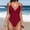 !Wine, variant on TEVEQ Women's Crisscross Back Ruched Swimsuit V Neck High Cut Th One Piece Swimsuit Women Tummy Control Slimming Cheeky Modest 2025 Trendy Swim Suits for Women 2025 Bathing Suit for Women One Piece