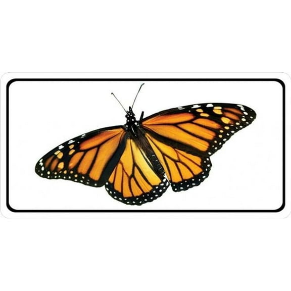 Monarch Butterfly Full Photo License Plate