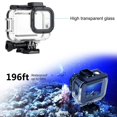thumbnail image 2 of Gepuly Estuche Impermeable Con Filtros De Buceo Para Gopro Hero 13 12 11 10 9 Negro 60M Estuche Protector Submarino Para Buceo Con Snorkel Rojo Magenta 5X Filtros Macro De Primer Plano, 2 of 5