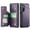Purple, variant on For Samsung Galaxy S25 FE Case with Card Holder, Wallet Case for Women Men with RFID Blocking, Durable Leather Kickstand Magnetic Clasp Shockproof Phone Case for Samsung Galaxy S25 FE