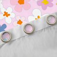 thumbnail image 4 of Feelyou Flower Floral Women Black Out Curtains, Pink Cherry Blossoms Curtains Pack of 2 (42x63 Each), Modern Fashion Style Bedroom Curtains, Curtains and Drapes Room Decor, 4 of 6