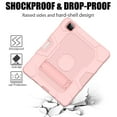 thumbnail image 4 of ELEHOLD Rugged Hybrid Case for iPad Pro 11 inch 2022/2021/2020/2018  Air 5th/4th Gen 10.9 Hard PC+Soft Silicone Shockproof Protective Hidden Kickstand Pencil Holder Full Body Case,G, 4 of 5