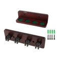 thumbnail image 1 of DYNWAVECA Billiard Pool Cue Rack Wooden Stand Storage Cue Rest for Hotel Game Room Bar Claret, 1 of 10