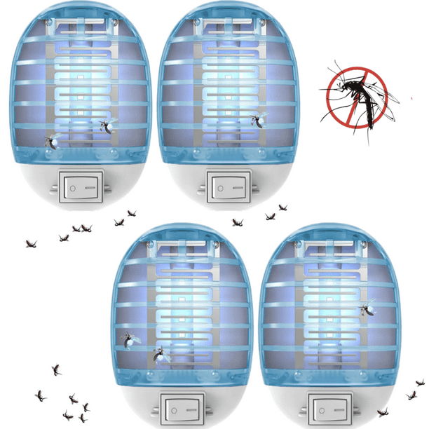 Bug Zapper, Indoor Plugin Mosquito Killer Trap Zapper,4 Pack Electric