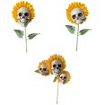 thumbnail image 1 of 3 Estacas Divertidas para Decoración de Jardín con de Girasol para Césped de Libre CUTICAT Girasol cabeza de calavera, 1 of 8